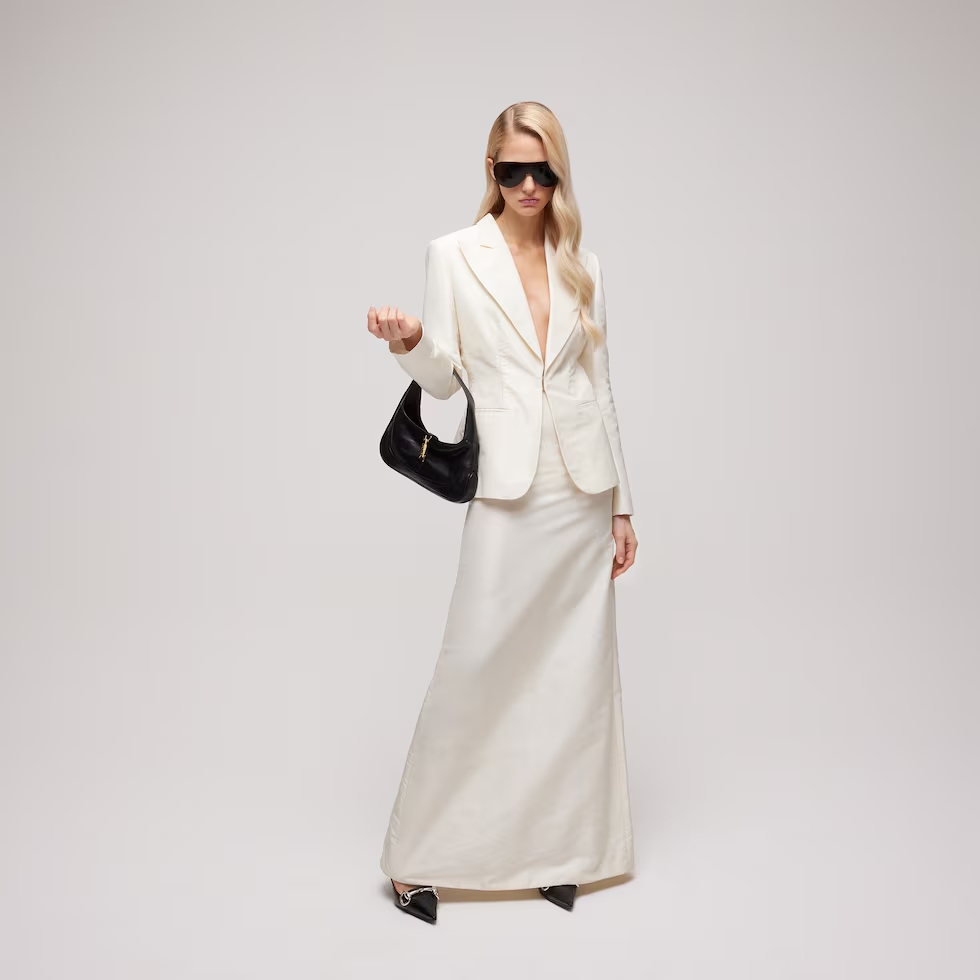 Fine silk faille jacket — gallery image